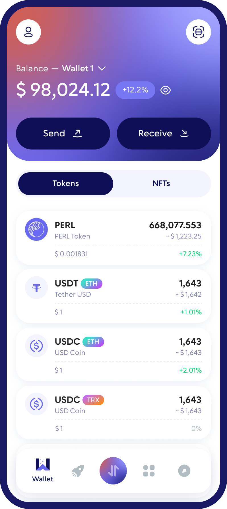PERL Token (PERL) Cryptocurrency Wallet Walletverse