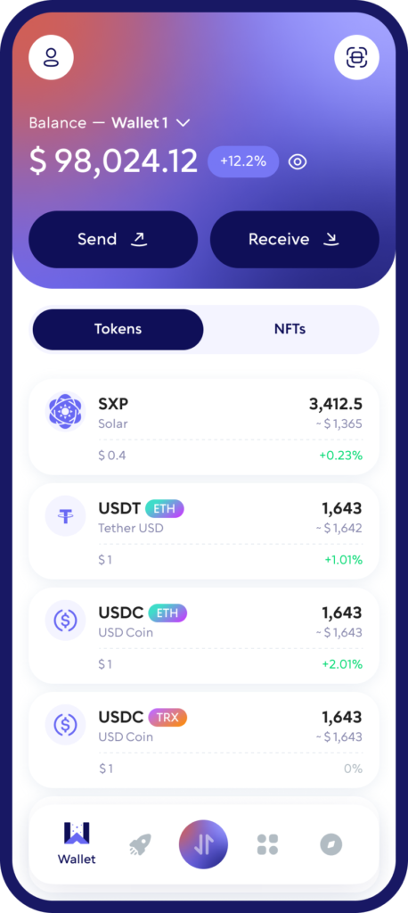 Swipe (SXP) Cryptocurrency Wallet Walletverse