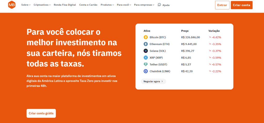 Mercado Bitcoin exchange