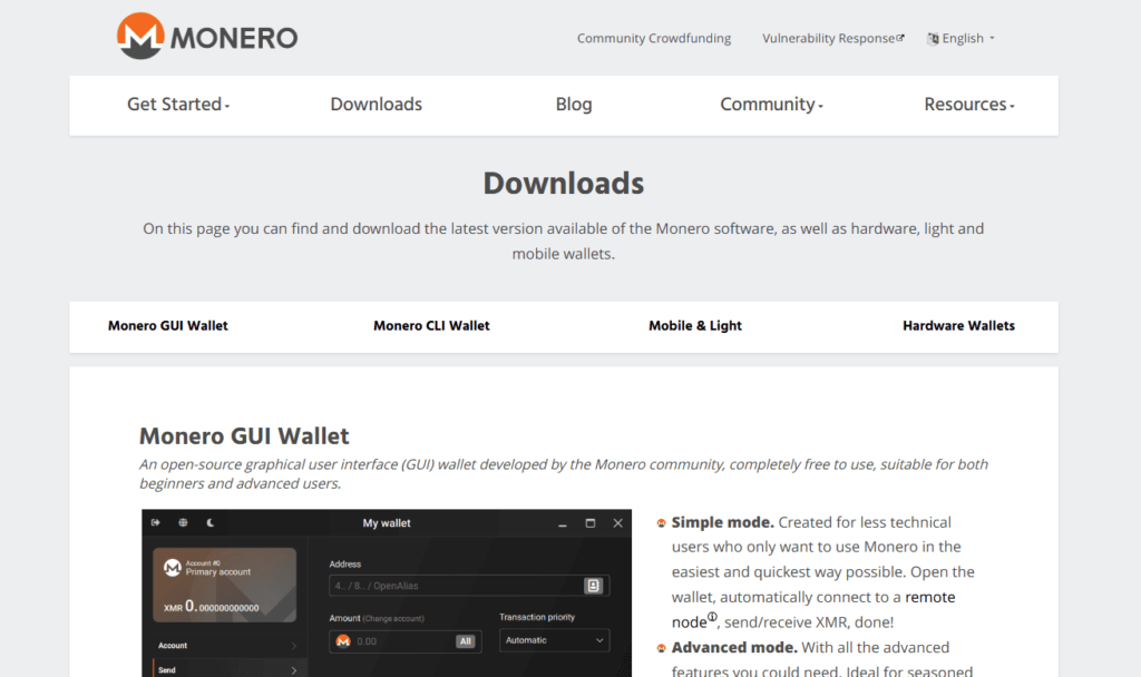 MoneroGui Wallet
