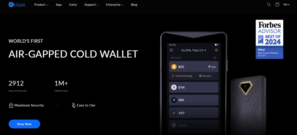ELLIPAL Titan 2.0 wallet
