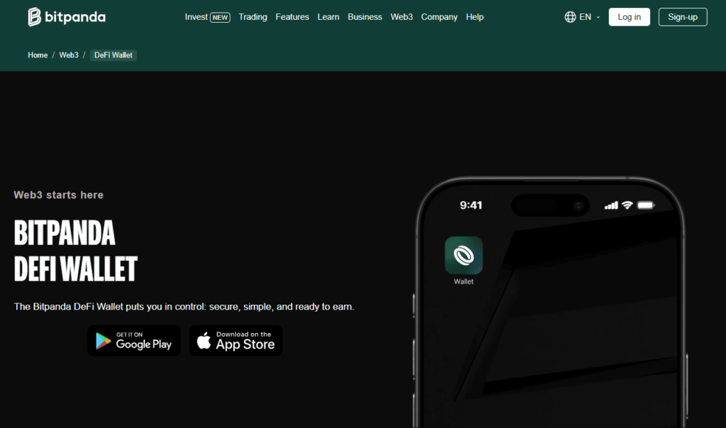 Bitpanda wallet