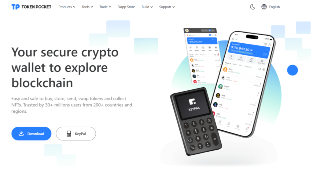 TokenPocket website screenshot